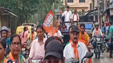India News | BJP Workers Hold Bike Rally in Support of Biplab Kumar Deb in Tripura