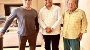 Entertainment News | Salman Khan and His Father Salim Khan Enjoy Lunch with Politician Ashish Shelar