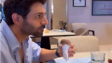 Entertainment News |  Kartik Aaryan's Cheat Day is Full of Ice Creams