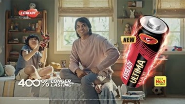 Business News | Neeraj Chopra Features in the Latest TVC of Eveready's Ultima Alkaline Battery - Powers Kids Uninterrupted Play and Limitless Imagination