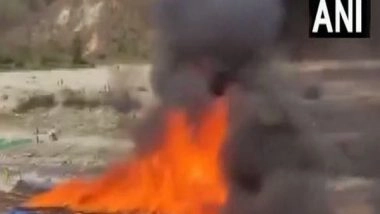 India News | Uttarakhand: CM Dhami Express Grief over Fire Incident in Shops of Garjiya Devi Temple Complex