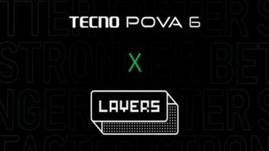 Business News | TECNO Partners with Tech Burner's Layers: Unveiling Stylish Mobile Skins for the POVA 6 Pro 5G
