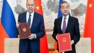 World News | Foreign Ministers of Russia, China Sign Plan of Consultations for 2024