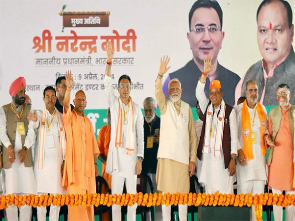 India News | PM Modi Campaigns for BJP Candidate Jitin Prasada in Pilibhit, Appeals to Make the Lotus Bloom Again - Vimarsana News