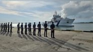 World News | Indian Coast Guard Vessel Samudra Paheredar Makes Port Call in Muara, Brunei