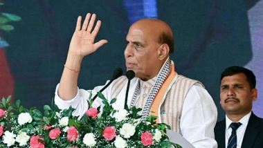India News | Rajnath Singh Likely to Address Public Rallies in Uttar Pradesh Tomorrow