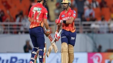 Sports News | IPL 2024: Punjab Fall Two Runs Short Despite Shashank, Ashutosh Heroics as Sunrisers Record Nervy Win