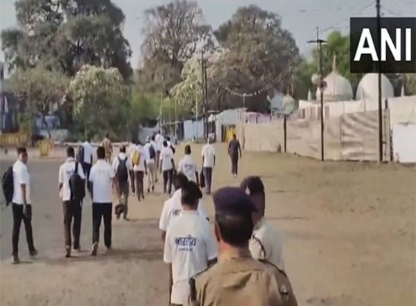 India News | ASI Continues Survey at Bhojshala Complex in Madhya Pradesh's Dhar for 20th Day