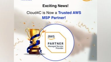 Business News | Cloud4C Achieves AWS Managed Services Provider (MSP) Status