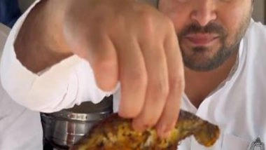 India News | BJP's Giriraj Singh Attacks Tejashwi Yadav for Eating Fish During Navratri, Calls Him 'seasonal Sanatani'