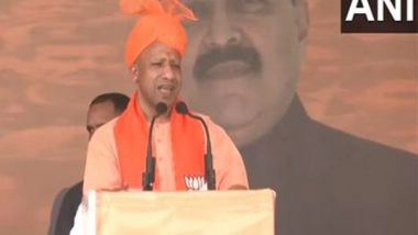India News | Yogi Adityanath Praises PM Modi, Amit Shah for Abrogation of Article 370 at Rally in J-K's Kathua