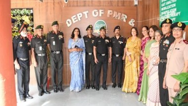 India News | Army Chief General Manoj Pande Unveils Advanced Facilities for Armed Forces in Delhi, Udhampur