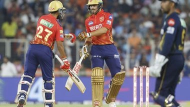Sports News | IPL 2024: PBKS Uncapped Batters Shashank, Ashutosh Outperform Seniors, Achieve Strike Rate of over 198 in Two Matches