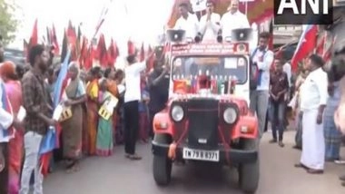 India News | Tamil Nadu Minister Campaigns for MDMK Candidate in Tiruchirappalli
