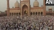 India News | Mass Gatherings at Mosques for Eid-ul-Fitr 'namaz' Mark Festive Celebrations Nationwide