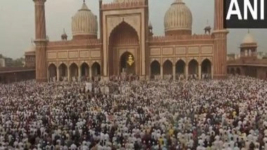 India News | Mass Gatherings at Mosques for Eid-ul-Fitr 'namaz' Mark Festive Celebrations Nationwide