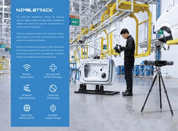 Business News | Introducing NimbleTrack: The Cutting-Edge Optical 3D Scanning System for Precision and Mobility
