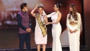 Business News | Eesha Agrawal Won NariFirst Jewel of India Beauty Pageant Crown by the Hand of Actress Malaika Arora