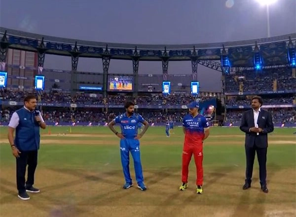 Sports News | IPL 2024: MI Captain Hardik Pandya Wins Toss, Opts to Bowl Against RCB in Blockbuster Clash
