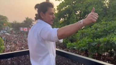 Entertainment News | From Mannat with Love: Shah Rukh Khan's Eid Tradition Continues to Delight Fans