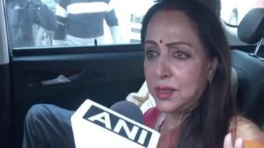 India News | BJP's Mathura LS Poll Candidate Hema Malini Meets RLD Chief Jayant Chaudhary
