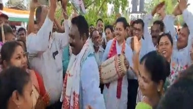 India News | Congress' Poll Campaign in Assam's Sonitpur Turns into Music, Dance Ahead of Rongali Bihu Celebration
