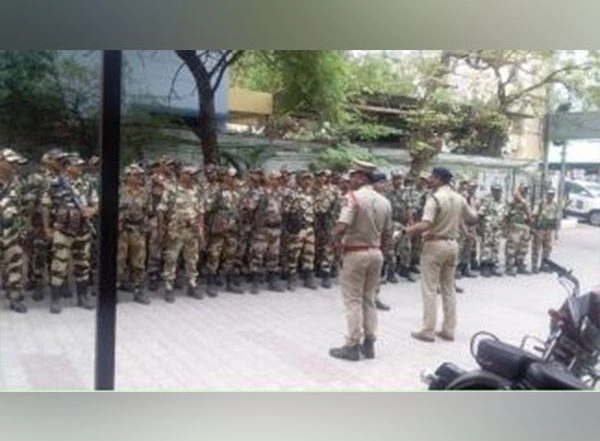 India News | Police, CRPF Conduct Flag March in Hyderabad Ahead of LS Poll