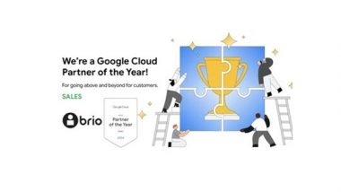 Business News | Brio Technologies Wins 2024 Google Cloud Sales Partner of the Year Award for India