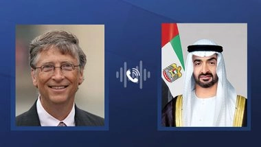 World News | UAE President, Bill Gates Discuss Ways to Enhance Humanitarian Cooperation