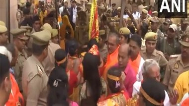 India News | UP: Amid Tight Security Devotees Allowed to Enter Cellar to Worship Mata Shringar Gauri