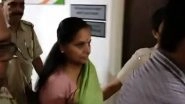India News | BRS Leader K Kavitha Sent to 3-day CBI Custody in Excise Policy Case
