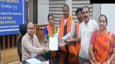 India News | Karnataka: BJP Rebel Leader Eshwarappa Files Nomination as Independent from Shivamogga