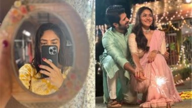 Entertainment News | Mrunal Thakur Shares BTS of 'Indu' from 'Family Star' Sets