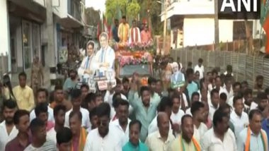 India News | LS Polls: CM Manik Saha Holds Rally in Support of Biplab Kumar Deb in Tripura