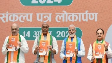 India News | BJP Manifesto Promises to Set Up Thiruvalluvar Cultural Centres Globally