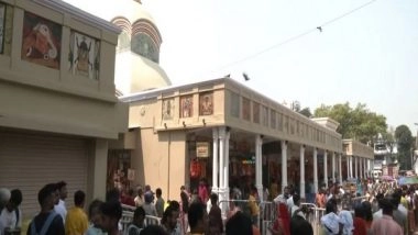 India News | Kolkata: Devotees Throng Kalighat Temple on Bengali New Year's Day