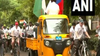 World News | New Delhi: Russia-India Friendship Cycle Rally Held to Mark 77 Years of Bilateral Diplomatic Ties
