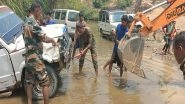 India News | Mizoram: Assam Rifles Assists Locals in Recovery of Stuck Vehicle from River Sekul