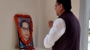 India News | Uttarakhand CM Pushkar Singh Dhami Pays Floral Tributes to BR Ambedkar on His Birth Anniversary