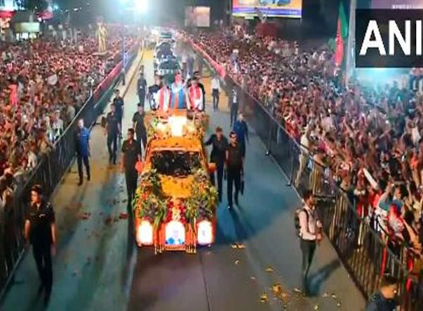 India News | PM Modi Holds Mega Roadshow in Karnataka's Mangaluru