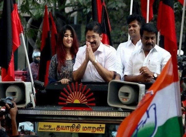 India News | DMK's Dayanidhi Maran Eyes Another Term in Chennai Central Against BJP's Vinoj Selvam