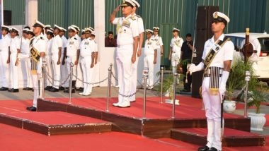 India News | Navy Chief Hari Kumar Presents Gallantry, Distinguished Service Awards to Naval Personnel