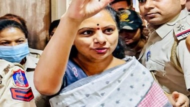 India News | Delhi Court Sends BRS Leader K Kavitha to Judicial Custody in Excise Case