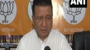India News | Religious Security Main Issue in Mizoram: BJP MLA K Beichhua Ahead of LS Polls