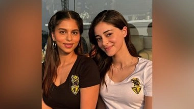 Entertainment News | Suhana, Ananya Back from Kolkata After Attending KKR's Thrilling Match Against LSG