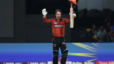 Sports News | IPL 2024: Head's Explosive Ton Guides SRH to 287/3 Against RCB, Smash Highest Total in Tournament History