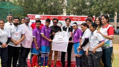 Sports News | Special Olympics Bharat Organises Grand Send-off Ceremony for Indian Contingent Ahead of Unified Football Tournament 2024 Dhaka