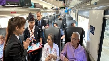 World News | Ambassadors and Diplomats from Various Countries Travel in Vande Bharat, Lauds PM Modi's Leadership