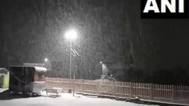 India News | J-K: Sonamarg Receives Fresh Snowfall; Rain Lashes Kishtwar