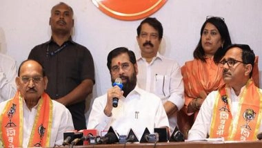 India News | Lok Sabha Polls: Eknath Shinde's Shiv Sena Likely to Get Thane Seat, Announcement Expected Soon
